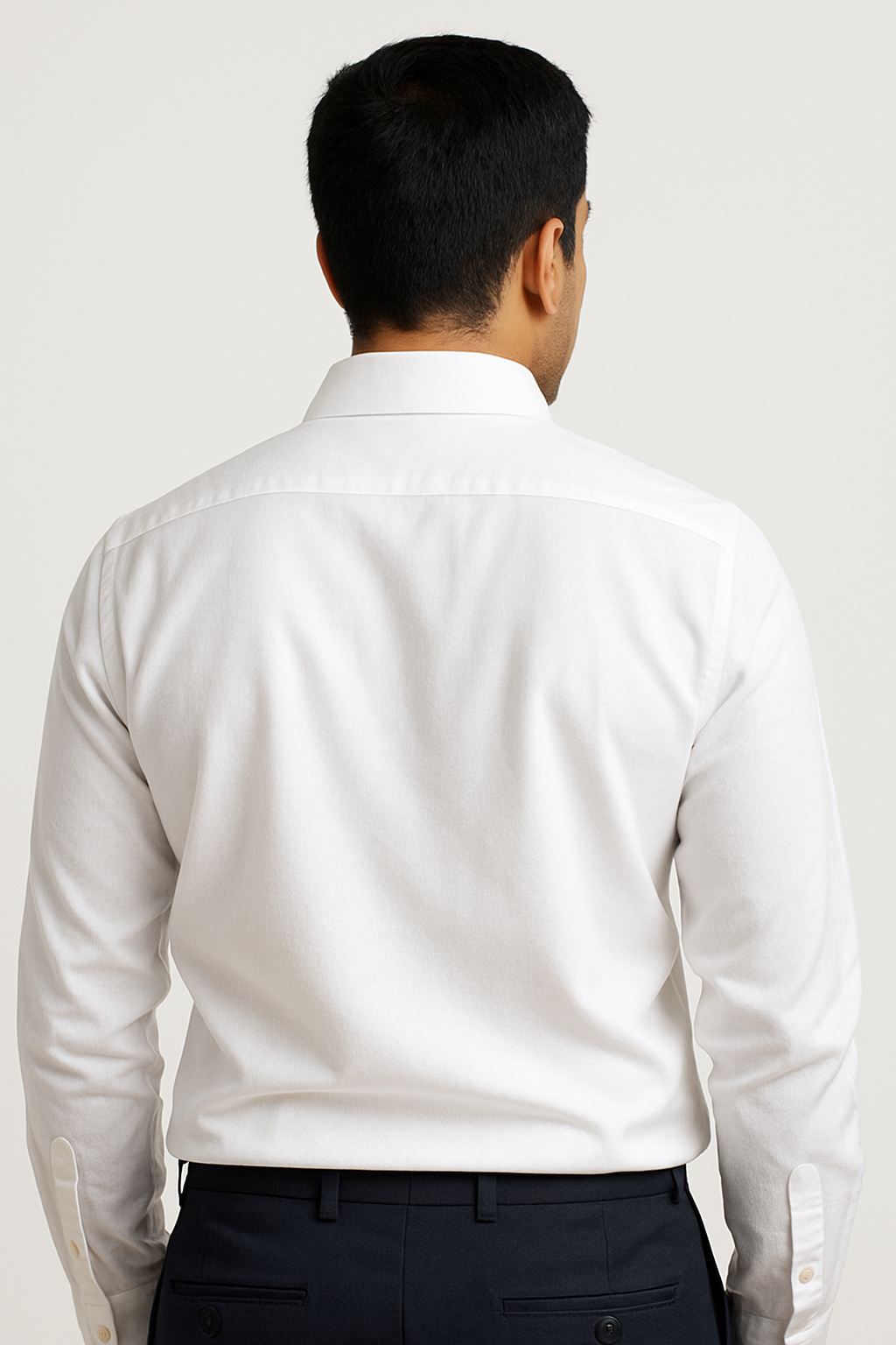 Wardrobe Essential: White Giza Cotton Shirt – Tailored for You